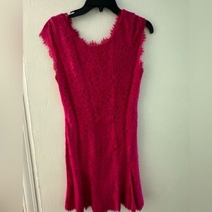 Diane Von Furstenberg DVF Womens Brittany Ruffle Hem Dress